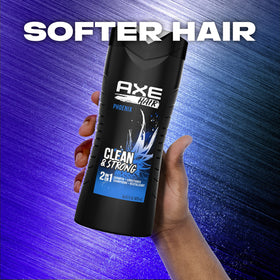 AXE Phoenix pouring texture from bottle showing smooth formula for fast application