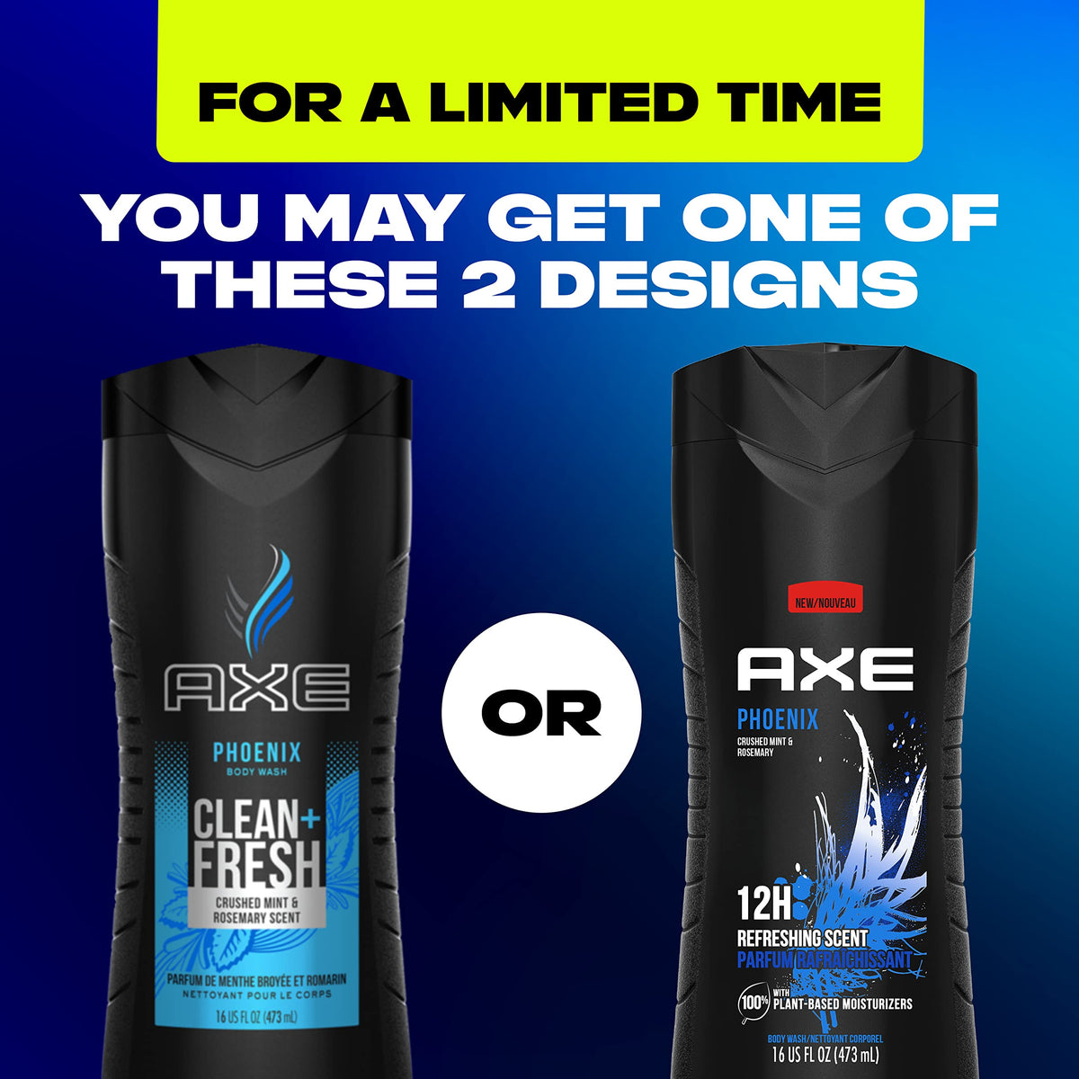 AXE Phoenix pump and label detail highlighting easy dispensing and design