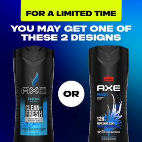AXE Phoenix pump and label detail highlighting easy dispensing and design