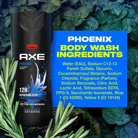 AXE Phoenix crushed mint and rosemary ingredients arranged to show scent profile