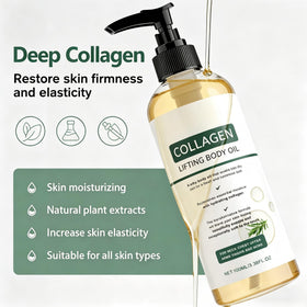 Axnzp bottle label close-up, highlights collagen and vitamin blend
