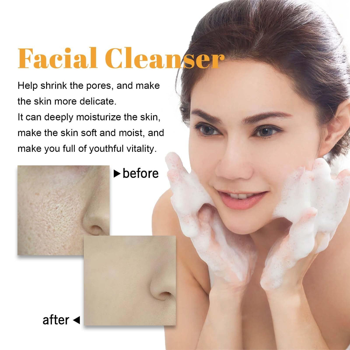Axnzp close-up of foamy texture demonstrating rich lather and easy spreadability benefit