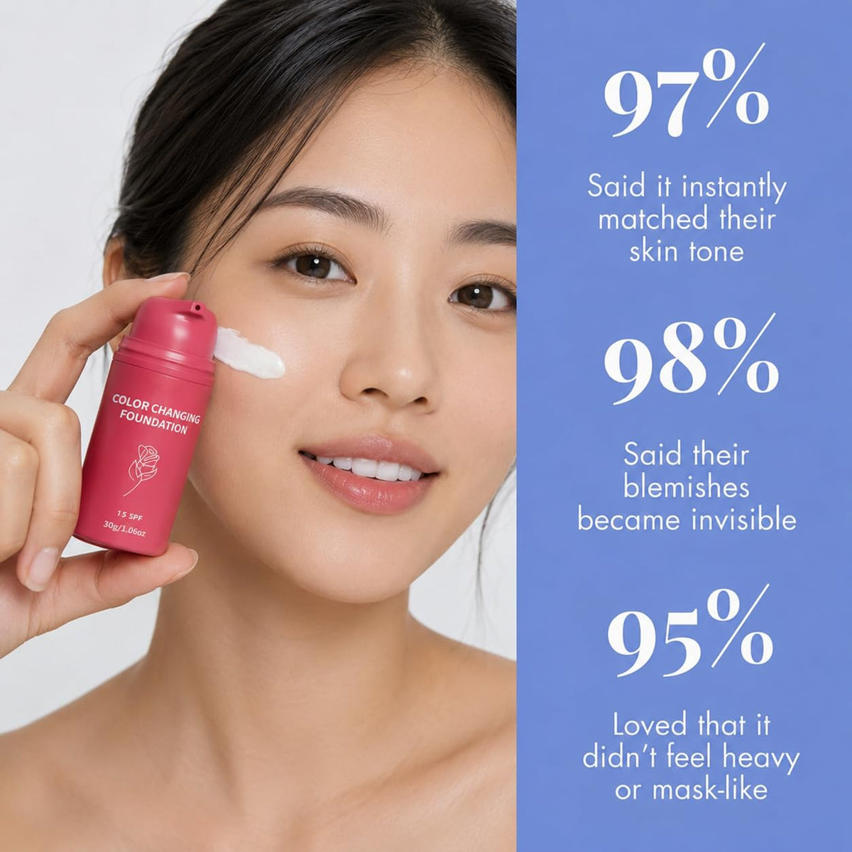 Axnzp before and after face photo revealing softened lines and natural finish