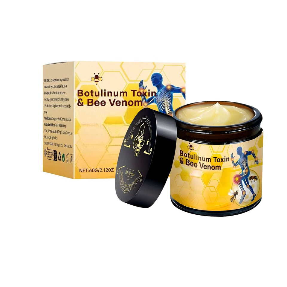 Axnzp jar front packaging showing product and soothing benefit