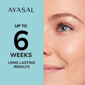AYASAL serum texture close-up revealing smooth, low-odor formula