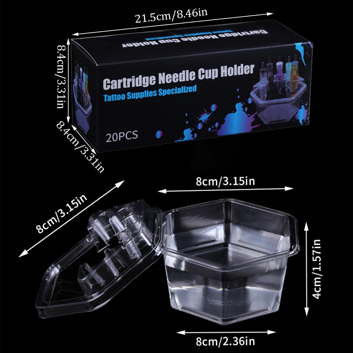 AYDZWJM lifestyle image of tray on a tattoo workstation for tidy workflow