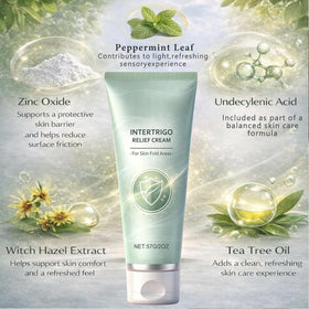 Applying Ayland cream underarm to reduce friction and provide all-day comfort