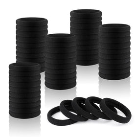 Ayogost front packaging showing 180 black hair ties and bulk value