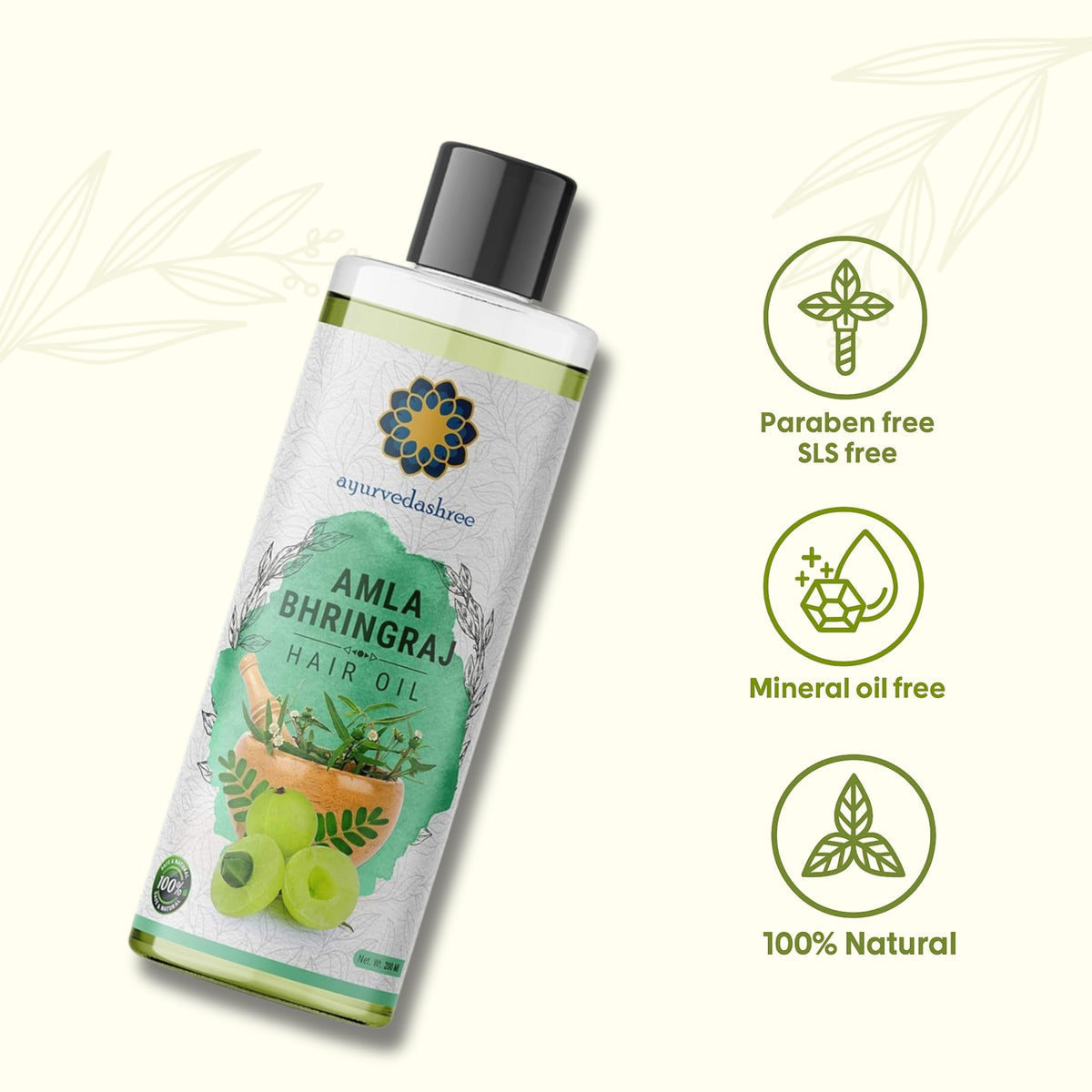 AYURVEDASHREE scalp massage application improving blood flow