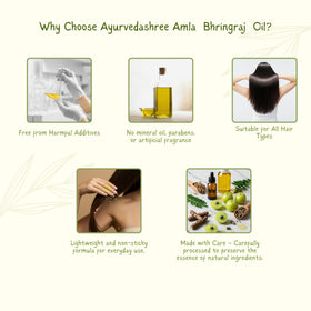 AYURVEDASHREE before and after hair improving visible thickness