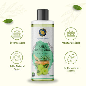 AYURVEDASHREE oil texture on hand demonstrating quick absorption