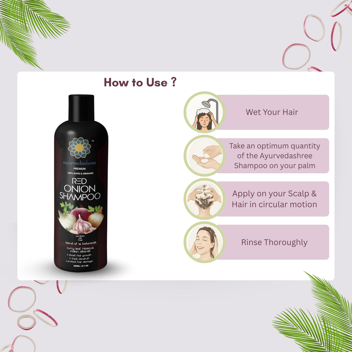 AYURVEDASHREE creamy shampoo foam texture for gentle cleanse benefit