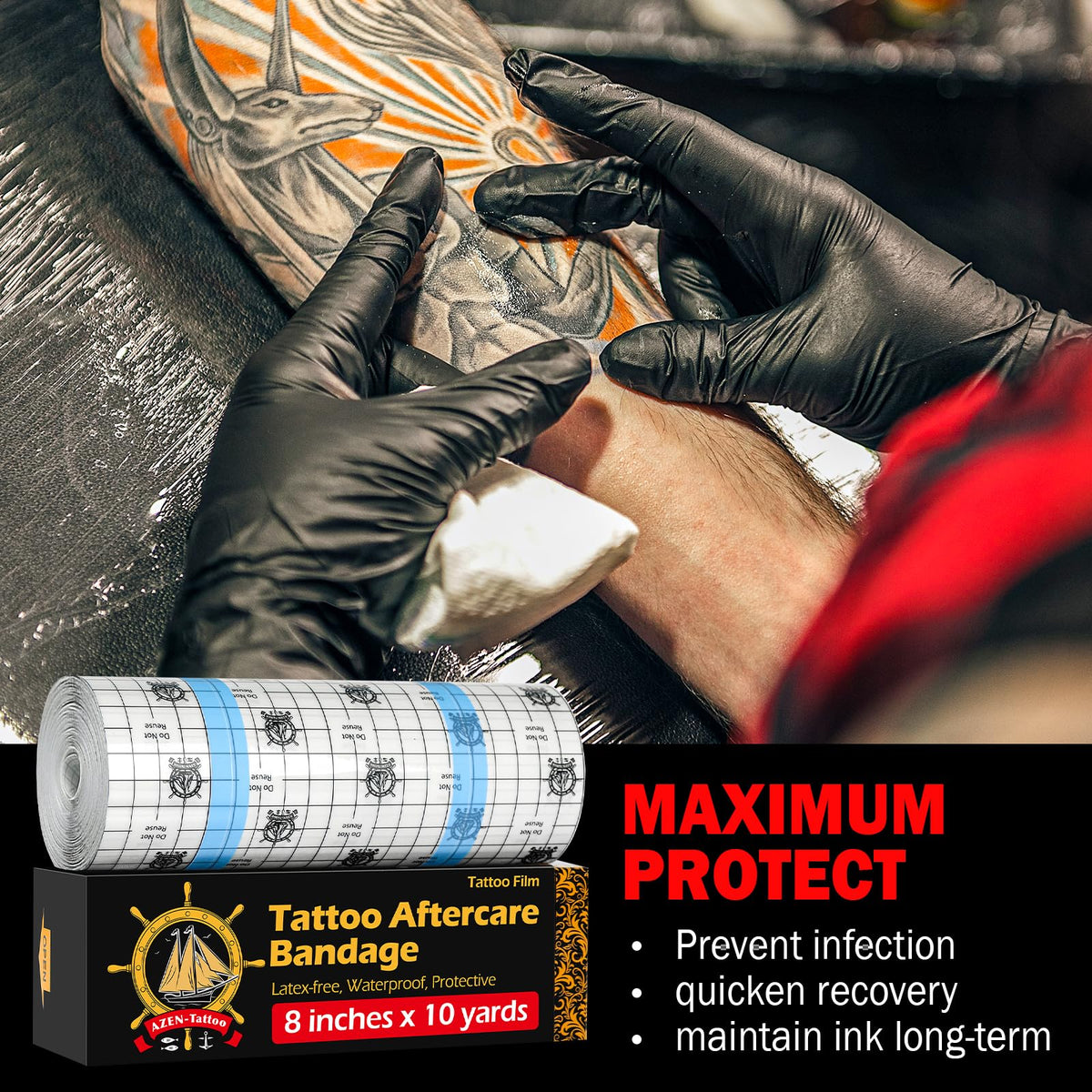 AZEN adhesive edge detail illustrating secure, gentle hold on skin