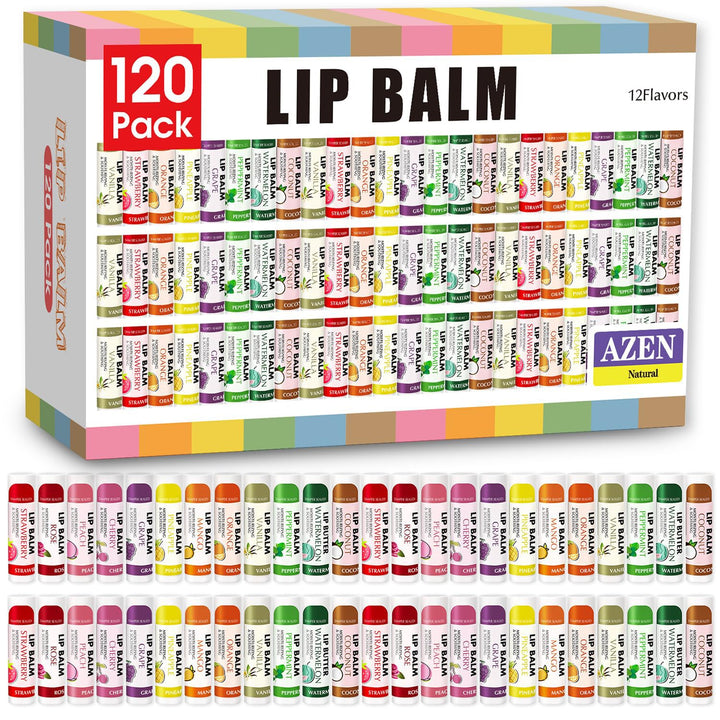 AZEN front packaging of 120-pack showing value and flavors for gifting