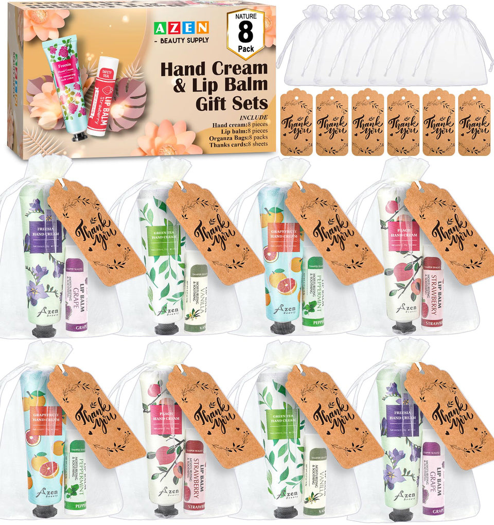 AZEN front packaging display showing complete 8-set gift bundle for easy gifting