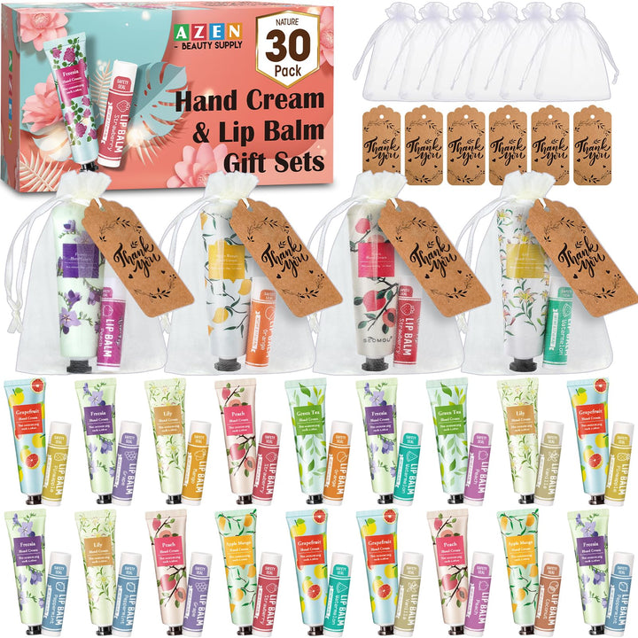AZEN front packaging showing full 30-set and organized contents for easy gifting