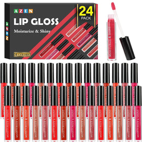 AZEN front packaging showing 24 glosses and vibrant variety for easy selection