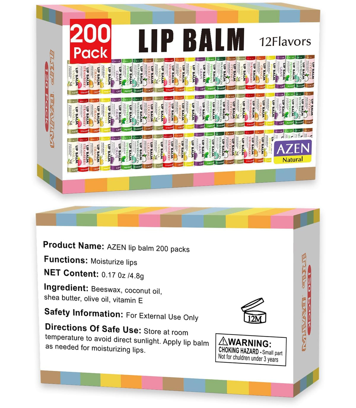 AZEN lip balms styled in an Easter basket highlighting gift-ready presentation benefit