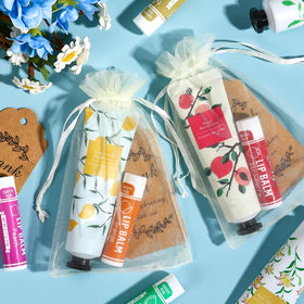 AZEN assortment of lip balm sticks in ten flavors displayed for flavor variety benefit