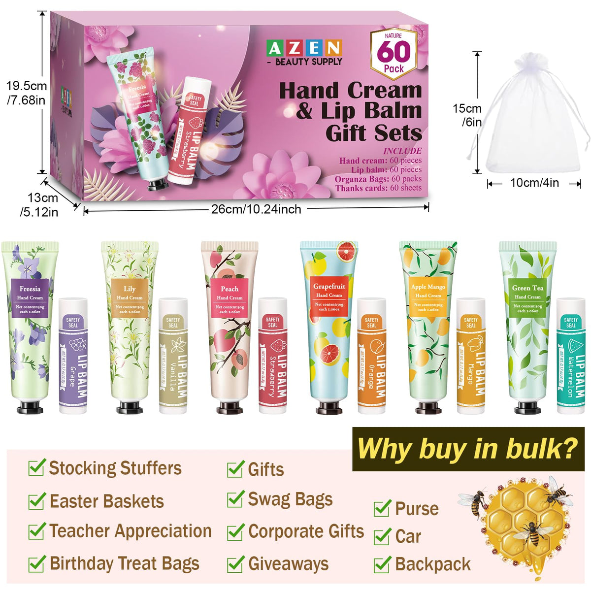 AZEN product size comparison in hand demonstrating compact, travel-friendly benefit