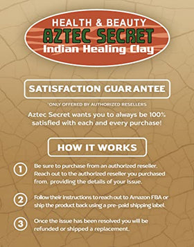 Aztec Secret clay powder close-up texture highlighting fine calcium bentonite benefit