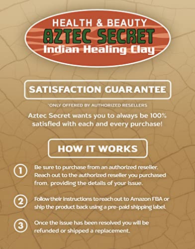 Aztec Secret mask spread on model face illustrating application and even coverage