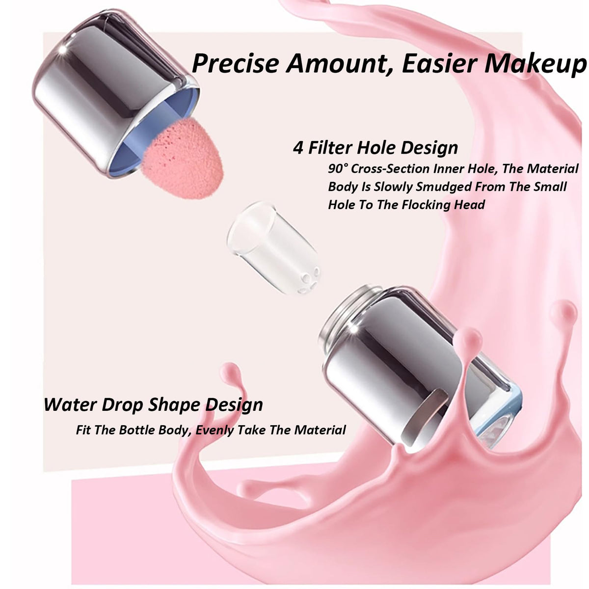 Aztk blended cheek application showing natural matte finish