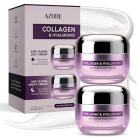 Azure Cosmetics front jar showing clean packaging and daily hydration benefit