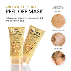 Azure Cosmetics mask being applied with brush for even coverage