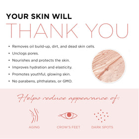 Azure Cosmetics peeling mask off skin highlighting gentle removal and exfoliation benefit