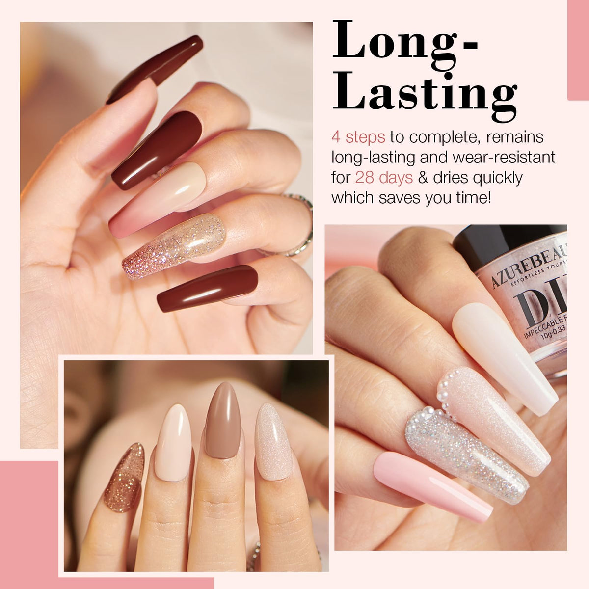 AZUREBEAUTY 20 shade array displayed for color versatility
