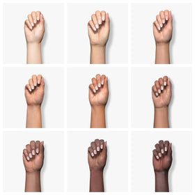 AZUREBEAUTY activator applied to dipped nail demonstrating faster drying and smoother surface