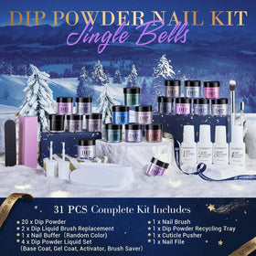 AZUREBEAUTY hands applying dip powder demonstrating simple lamp-free method and fast drying