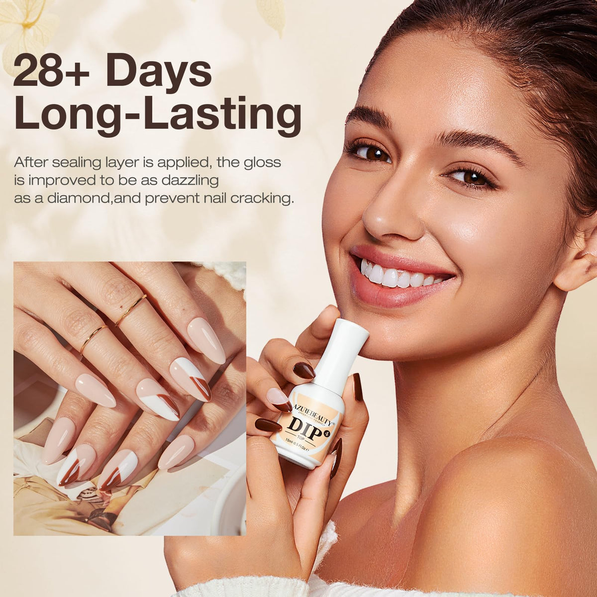 AZUREBEAUTY bottle close-up label showing 15ml size and quality