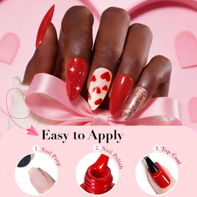 AZUREBEAUTY red cat-eye magnetic effect on nail showing depth and eye-catching shimmer