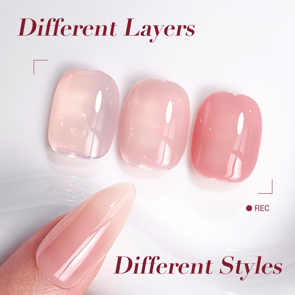AzureBeauty color swatch array demonstrating versatile gradient and blendability