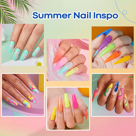 azurebeauty french tip demo on nails demonstrating crisp results