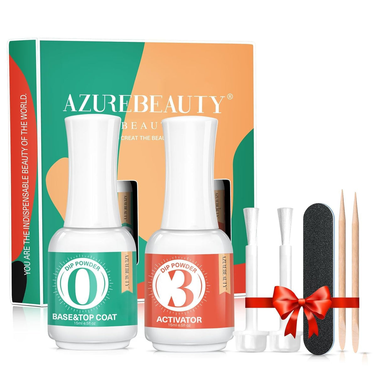 AZUREBEAUTY front bottle showing label and compact 0.5oz size for neat storage