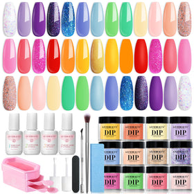 AzureBeauty front packaging showing kit components and vibrant neon colors for easy selection