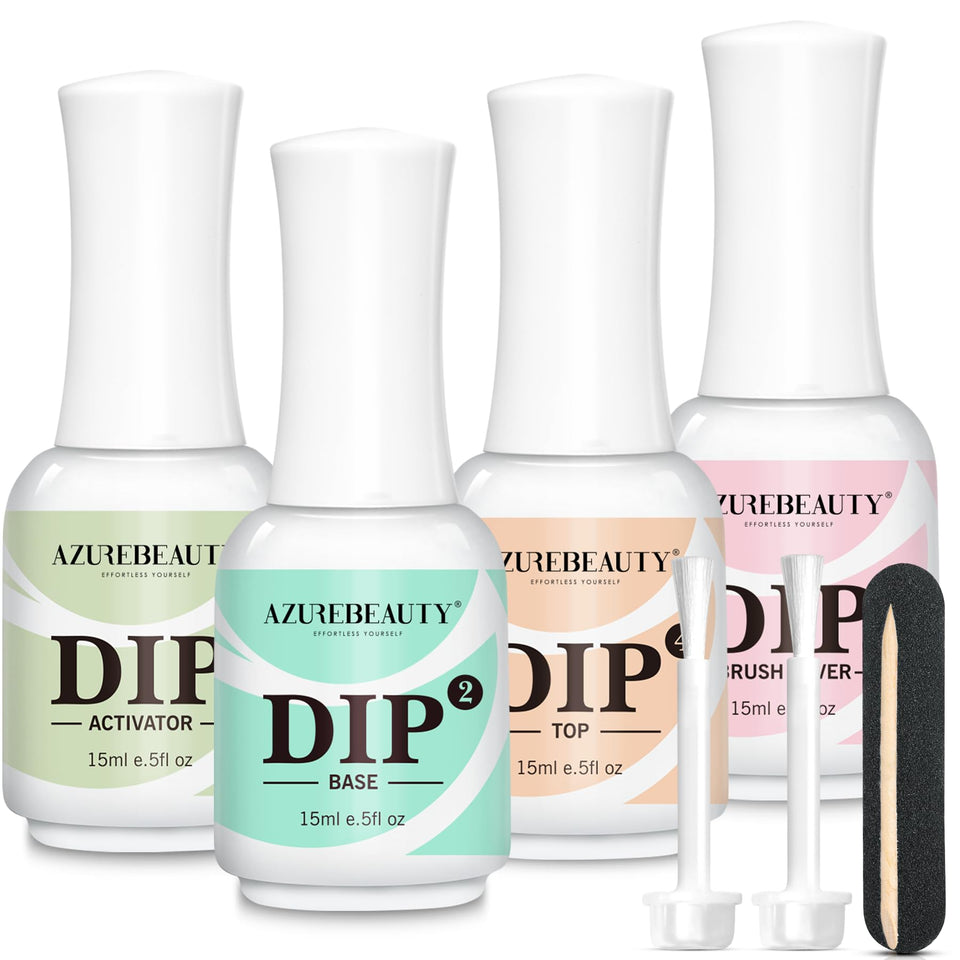 AZUREBEAUTY front packaging showing complete 4+4pc kit and benefits