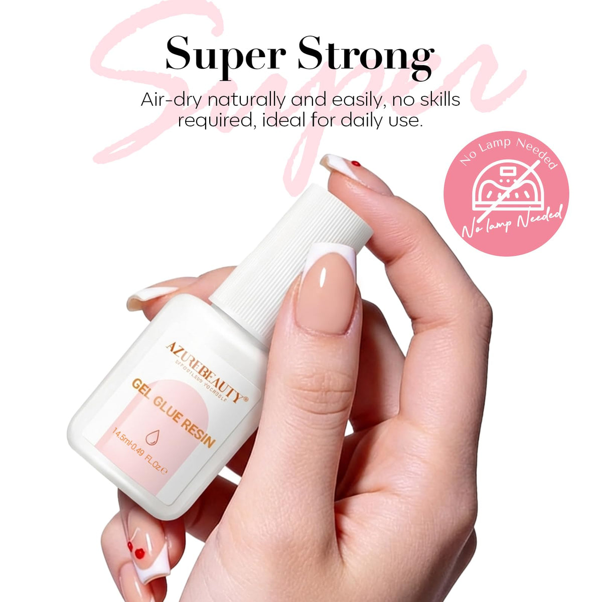 azurebeauty gel texture close-up showing thick formula for durable hold