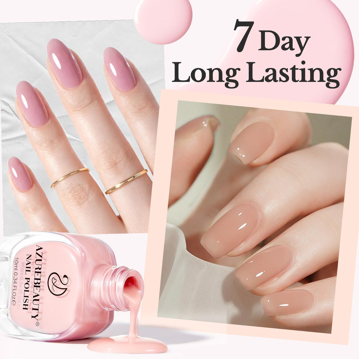AZUREBEAUTY manicure in use at home illustrating quick-dry convenience and easy application