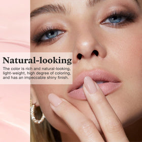 AzureBeauty open jar of translucent pink powder emphasizing generous capacity