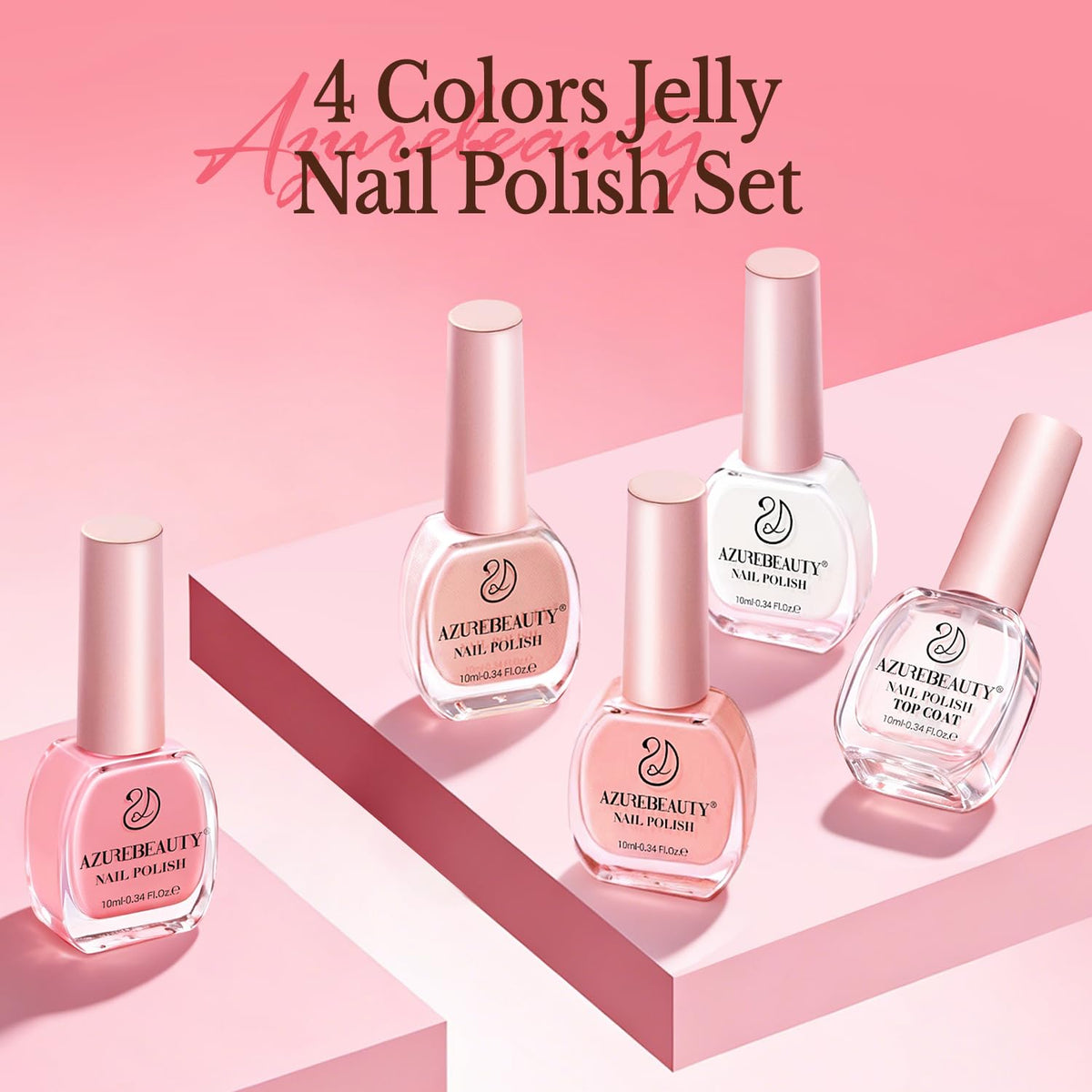 AZUREBEAUTY manicure tools on desk illustrating easy at-home salon-style results