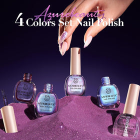 AZUREBEAUTY flatlay with box and ribbon presenting the set as a ready-to-gift beauty option
