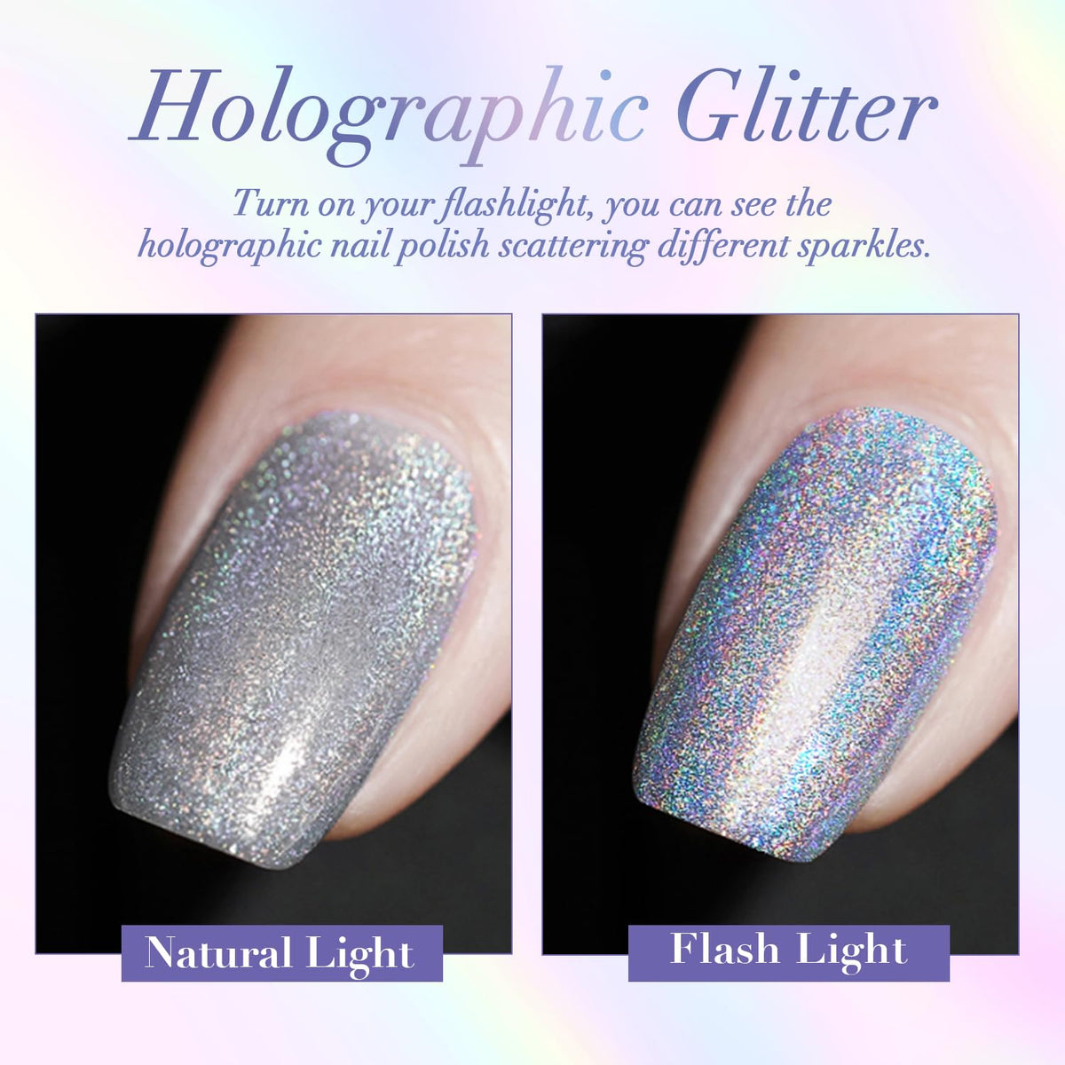 AZUREBEAUTY nails at a party showing iridescent sparkle and festive impact