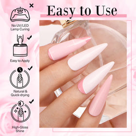 AZUREBEAUTY liquid bottles label close-up showing base activator and top coat for durable finish