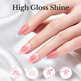 AZUREBEAUTY nail brush with replacement liquid brushes for precise application