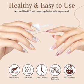 AZUREBEAUTY nail file and wooden stick arranged for precise shaping and prep