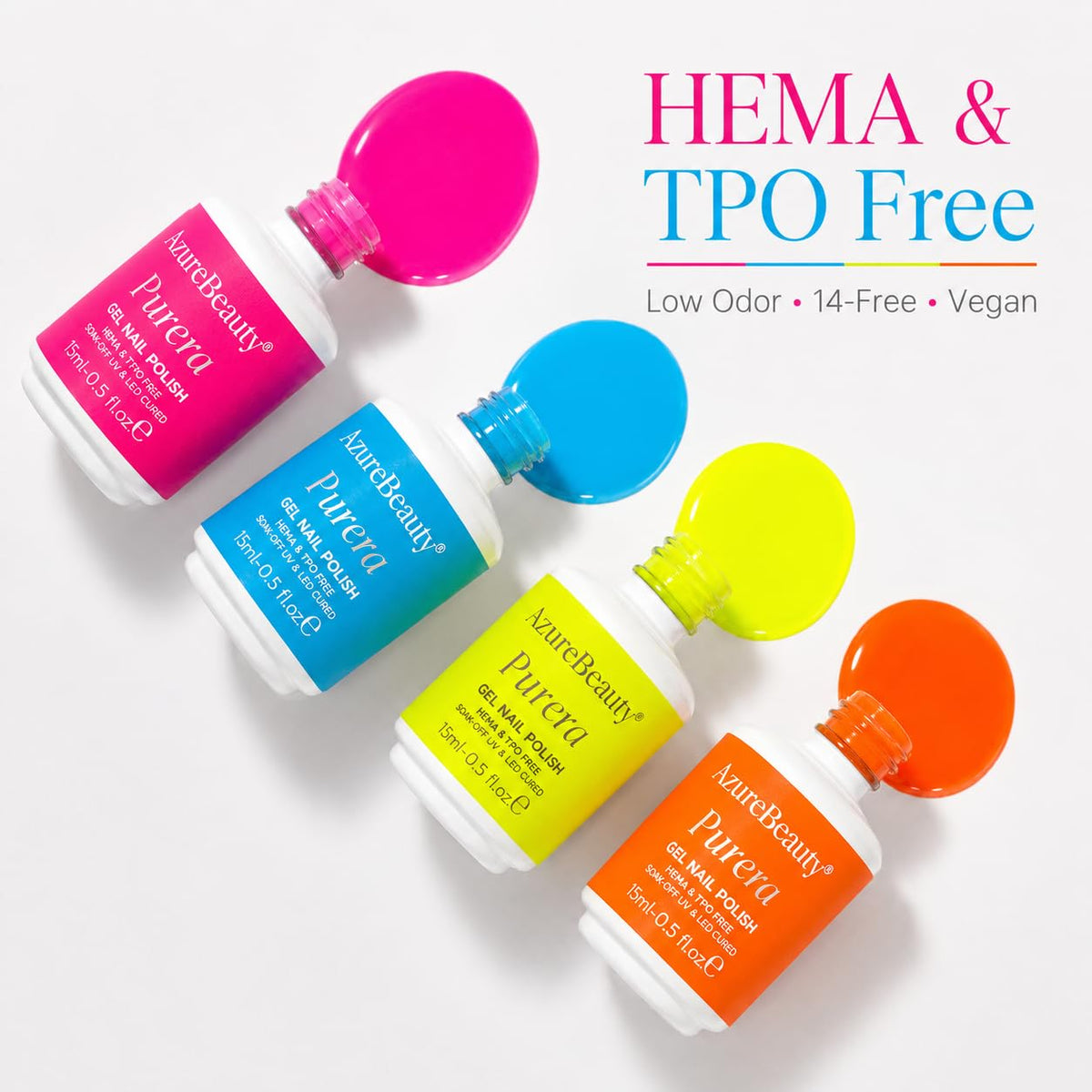AZUREBEAUTY nail wheel swatches showing true neon shades for color planning